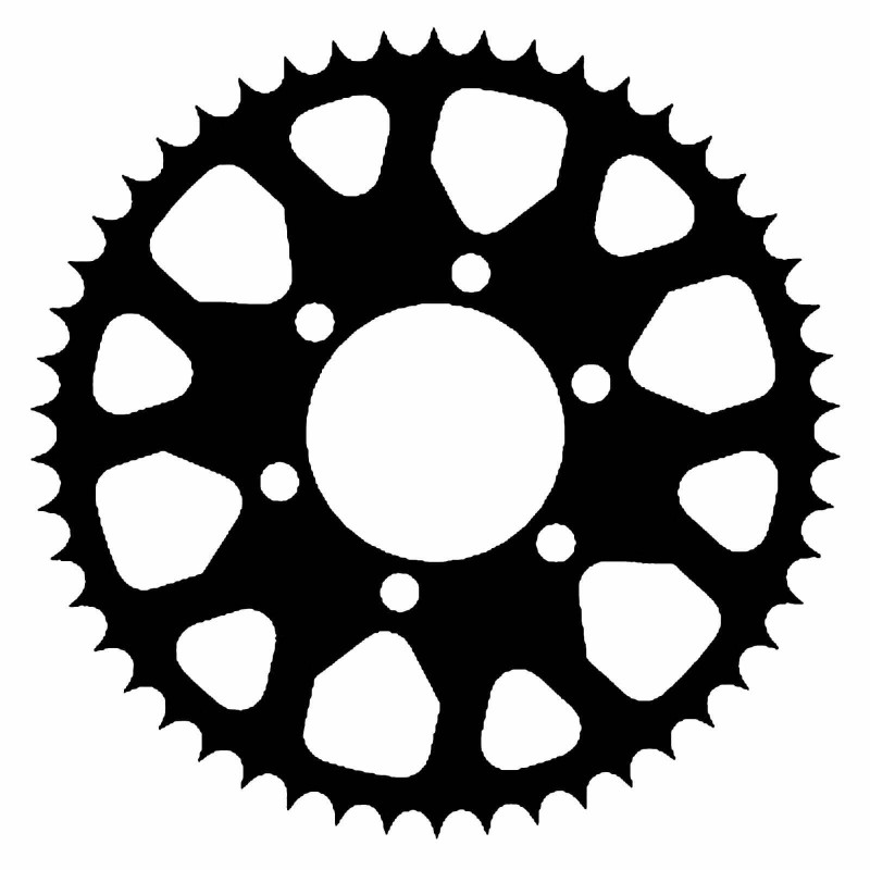 JT RACELITE Rear Sprocket For Kawasaki ZX6R Ninja (1998-2015) – 520 Pitch, 44 Tooth, Black