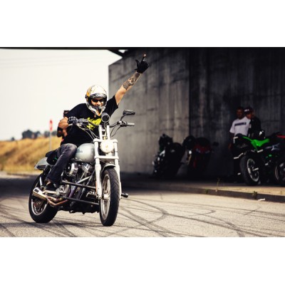Crash cage - engine guard crash bar Harley Davidson Softail M8 (2017-2023) Stunt Club Style Custom