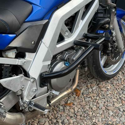 Suzuki SV650 Crash Cage (2003-2013) - Crash Bar Engine Guard | Stunt Race Track