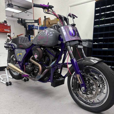 Upgrades Caliper Adapter Bracket Brembo-100mm Harley Davidson Dyna Softail Touring -Right