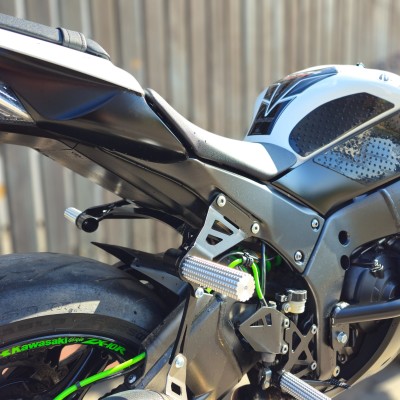 Sety Tylne Podnóżki Łączone Subcage Kawasaki ZX10R Ninja (2011-2015)  Stunt Gymkhana