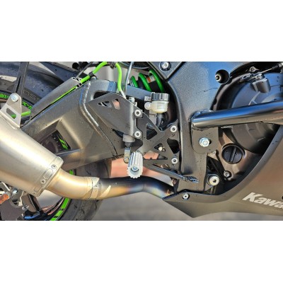 Front Sets Driver's Footrest Footpegs Kawasaki ZX10R Ninja (2011-2015)  Stunt Gymkhana
