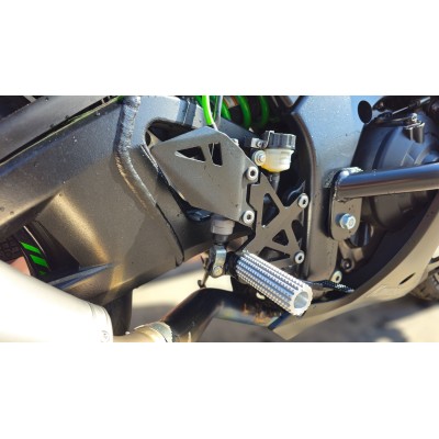 Front Sets Driver's Footrest Footpegs Kawasaki ZX10R Ninja (2011-2015)  Stunt Gymkhana
