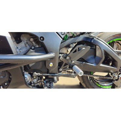 Front Sets Driver's Footrest Footpegs Kawasaki ZX10R Ninja (2011-2015)  Stunt Gymkhana