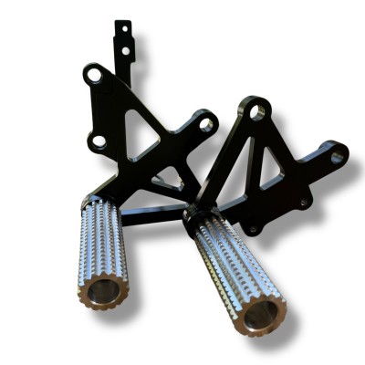 Front Sets Driver's Footrest Footpegs Kawasaki ZX10R Ninja (2011-2015)  Stunt Gymkhana