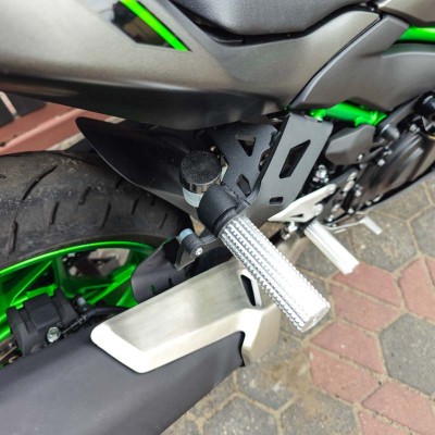 Rear Sets Footrests Pegs Subcage Kawasaki Z500 ABS (2024-2025) Stunt Gymkhana