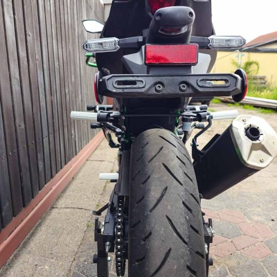 Sety Tylne Podnóżki Łączone Subcage Kawasaki Z500 ABS (2024-2025) Stunt Ghymkana Track