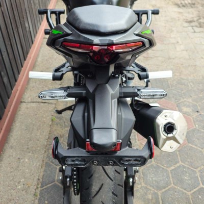 Sety Tylne Podnóżki Łączone Subcage Kawasaki Z500 ABS (2024-2025) Stunt Ghymkana Track