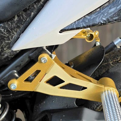 Rear Sets Footrests Pegs Subcage Suzuki GSR 750 (2011-2017) Stunt Gymkhana