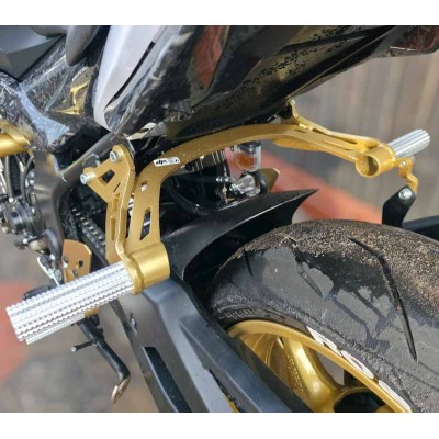 Rear Sets Footrests Pegs Subcage Suzuki GSR 750 (2011-2017) Stunt Gymkhana