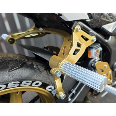 Rear Sets Footrests Pegs Subcage Suzuki GSR 750 (2011-2017) Stunt Gymkhana