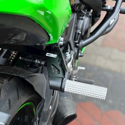 Rear Sets Footrests Pegs Subcage Kawasaki Ninja 650 EX650 Stunt Gymkhana