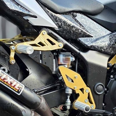 Front Sets Driver's Footrest Footpegs Suzuki GSR 750 (2011-2017) Stunt Gymkhana