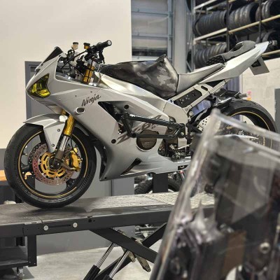 Crash Cage Kawasaki ZX6R 636 (2003-2004) Stunt Drift Street Engine Guard Highway Bar