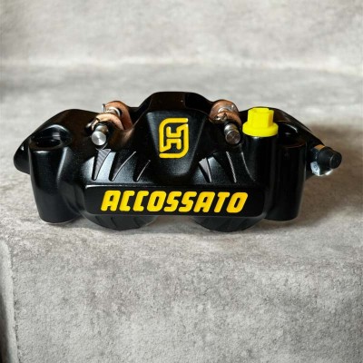 Prawy Zacisk Hamulcowy 108 mm Radialny Accossato PZ004 do Harley Davidson Kawasaki Honda Yamaha Suzuki, Triumph Handbrake Stunt