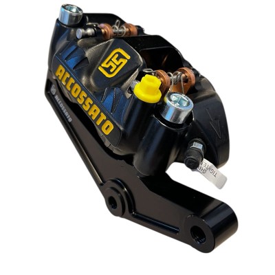 Right Accossato Radial Brake Caliper Forged Monoblock 108 mm for Handbrake Harley Davidson Kawasaki Honda Yamaha Suzuki Triumph Stunt