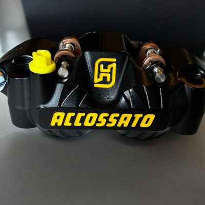 Lewy Zacisk Hamulcowy 108 mm Radialny Accossato PZ004 do Harley Davidson Kawasaki Honda Yamaha Suzuki, Triumph Handbrake Stunt