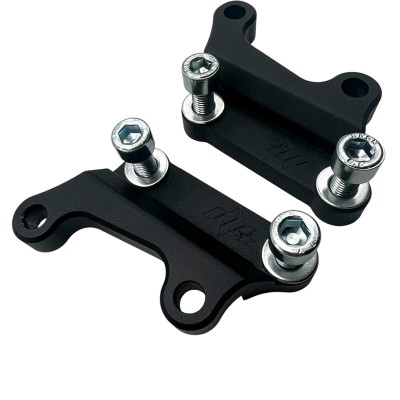 Zestaw Prawe i Lewe Mocowanie Adapter Seryjnego Zacisku na 355mm (14") tarczę Harley Davidson Dyna Softail Touring