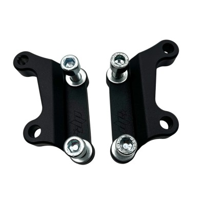 Set of Right and Left Upgrades OEM Calipers Adapter Bracket 14" (355mm) rotor Harley Davidson Dyna Softail Touring