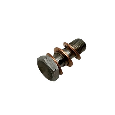 Double Banjo Brake Line Bolt M10x1 Stainless Steel for Two Lines