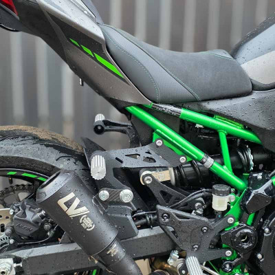 Rear Sets Footrests Pegs Subcage Kawasaki Z900 (2025-2026) Street Stunt Gymkhana Track