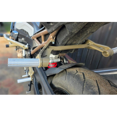 Rear Sets Footrests Pegs Subcage BMW S1000R (2021-2026) Street Stunt Gymkhana Track
