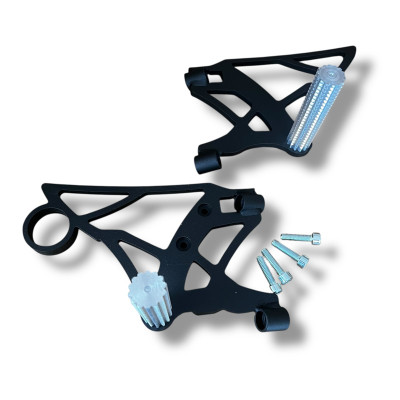 Front Sets Driver's Footrest Footpegs Przednie sety podnóżki pegi BMW S1000R (2021-2026) Stunt OSK Gymkhana Stunt Gymkhana