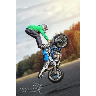 Rotor Brake Disc Handbrake Stunt 300 mm Kawasaki 636 ZX6-R ER6 Radial Dual Left