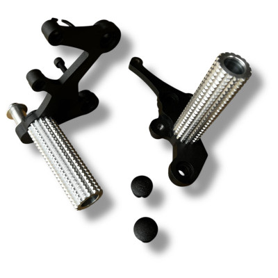 Front Sets Driver's Footrest Footpegs Kawasaki Z500 ABS (2024-2025) Stunt Gymkhana