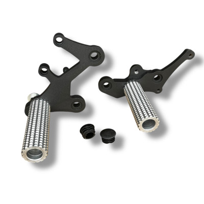 Front Sets Driver's Footrest Footpegs Kawasaki Z500 ABS (2024-2025) Stunt Gymkhana