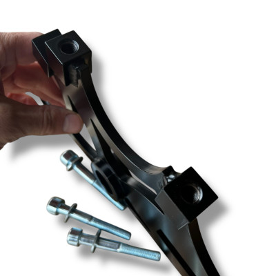 Handbrake Bracket for Kawasaki ZX6-R 636 (05-12) 300 mm 2x Radial Stunt