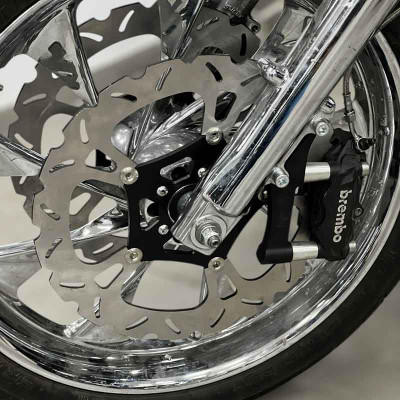 Mocowanie Adapter Zacisku Brembo -100mm Harley Davidson Dyna Softail Touring -Lewy HD