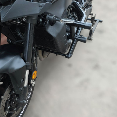 Crash Cage Engine Guard Bar Yamaha MT09 FZ09 FJ09 XSR900 Tracer 900 (2021-2023) Street Stunt Gymkhana