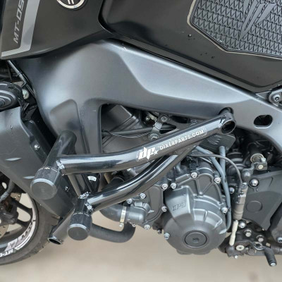 Crash Cage Engine Guard Bar Yamaha MT09 FZ09 FJ09 XSR900 Tracer 900 (2021-2023) Street Stunt Gymkhana