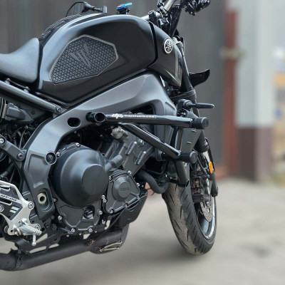 Crash Cage Engine Guard Bar Yamaha MT09 FZ09 FJ09 XSR900 Tracer 900 (2021-2023) Street Stunt Gymkhana