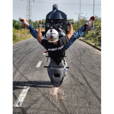 Bigger Titanium Scrape Bar Titan Block – 636 CBR F4i R6 ZX6R 954 Dyna KTM  Harley Stunt (30 mm)