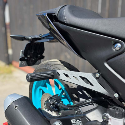 Rear Sets Footrests Pegs Subcage Yamaha MT-125 R125 (2019-2025) Street Stunt Gymkhana Track