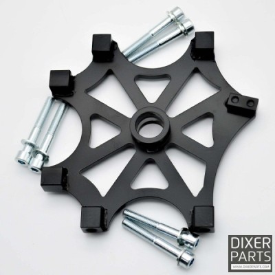 Handbrake bracket for Suzuki GSXR 600 750 1000 K8 K9 L0 (08-10) 300 mm rotor – 3x radial – stunt