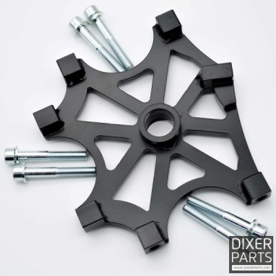 Handbrake bracket for Suzuki GSXR 600 750 K6 K7 (06-07) 300 mm rotor – 3x radial – stunt