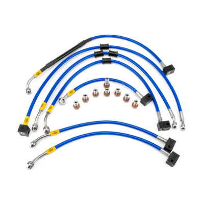 Yamaha MT-09 Tracer ABS 2015-2016 Flexible ABS Replacement Brake Lines HEL Stainless Steel Braided