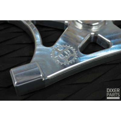 Handbrake bracket for Kawasaki ZX6-R 636 (03-04) – 300 mm – 3x radial – aluminium – stunt