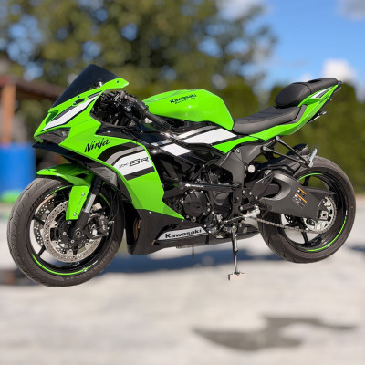 Crash Cage Engine Guard Bar Kawasaki ZX6R 636 (2024-2025) Street Stunt Gymkhana Small