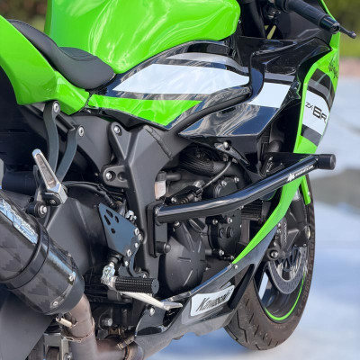 Crash Cage Engine Guard Bar Kawasaki ZX6R 636 (2024-2025) Street Stunt Gymkhana Small