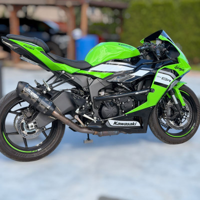 Crash Cage Engine Guard Bar Kawasaki ZX6R 636 (2024-2025) Street Stunt Gymkhana Small