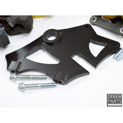 Handbrake bracket for Kawasaki ZX6-R 636 (03-04) – 300 mm – 1x radial + stock FB – stunt