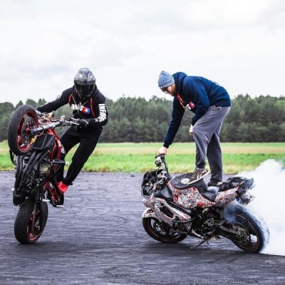 Aluminum CLIP-ON – 48mm – stunt – racetrack – gymkhana (Honda CBR 600RR)