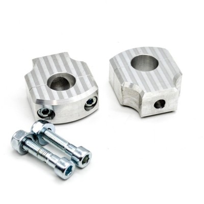 Aluminum risers – handlebar attachment – 22mm