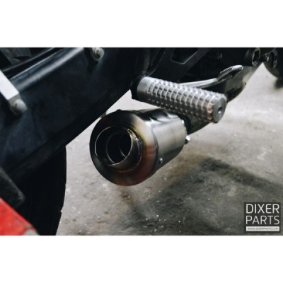 Short Exhaust Muffler Honda CBR 600 F4i FS sport (99-07) Stunt Drift Tail Pipes