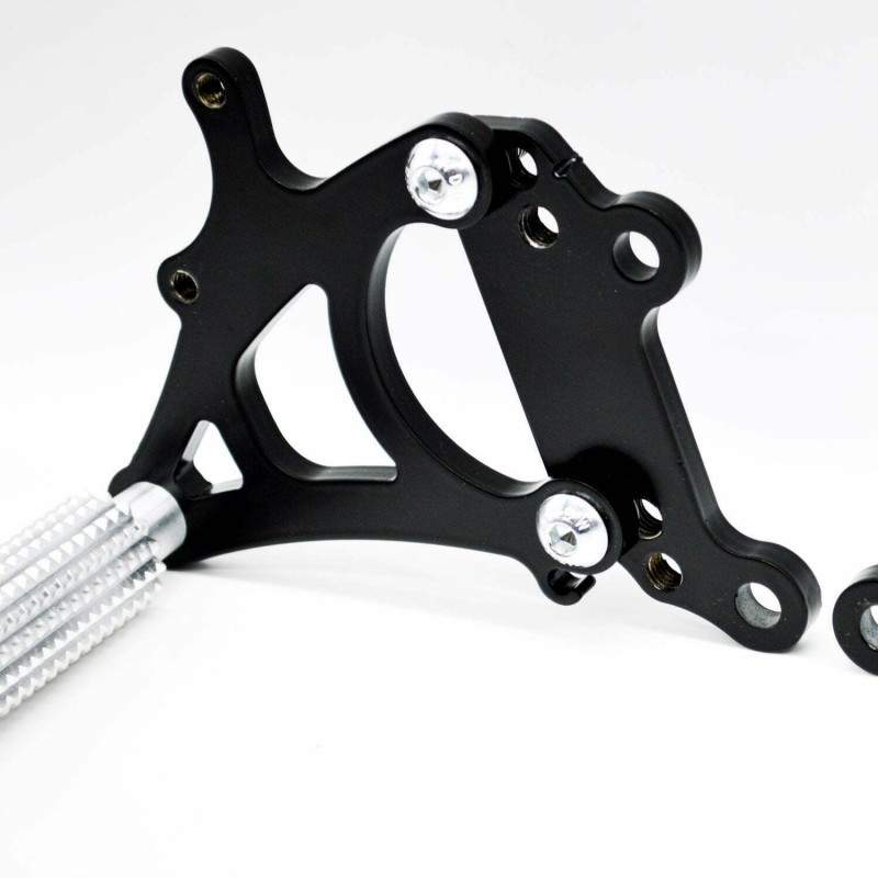 TCMT Aluminum Front Footrest Foot Pegs Fit Kawasaki ZX6R, ZX10R, Z1000 & More
