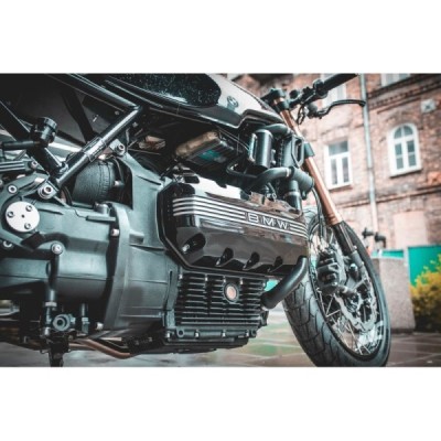 Radiator Side Extras Finishes Emblems Details BMW K100 K1100 Cafe Racer Boober
